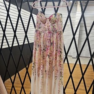Floral Maxi Dress with Spaghetti Straps
